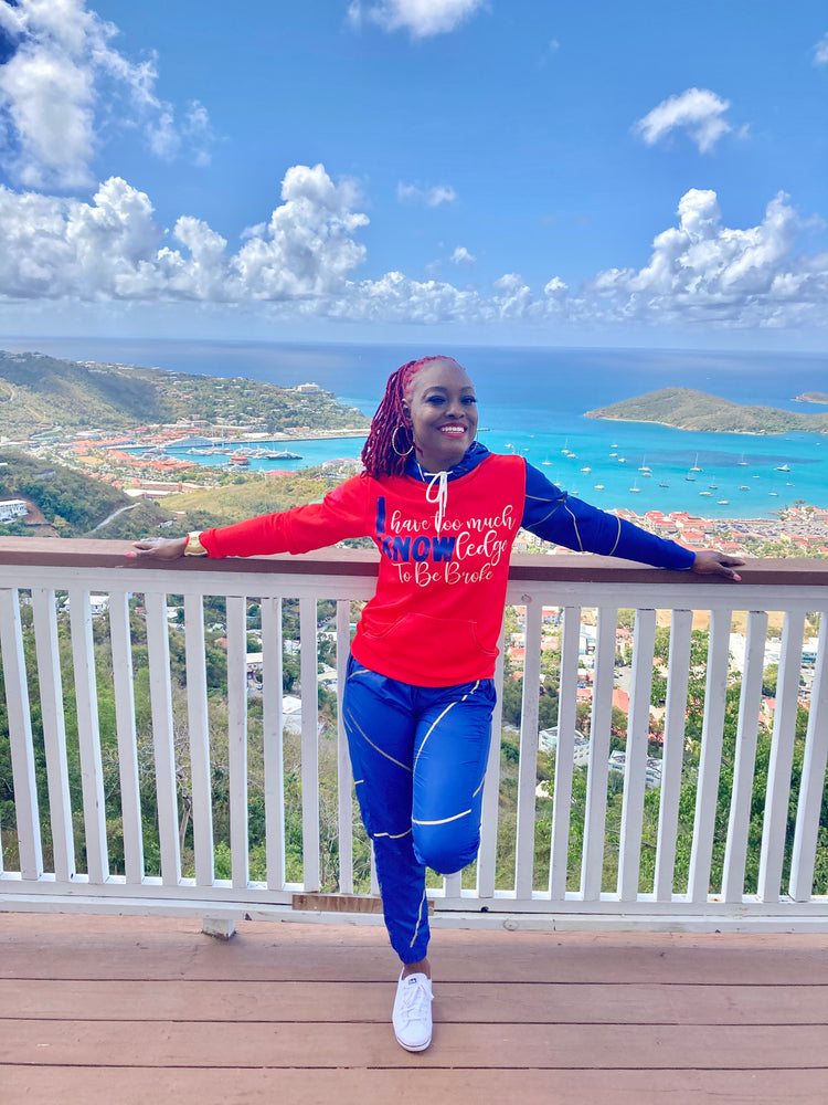 I Know Too Much To Be Broke Signature Women's Hoodie