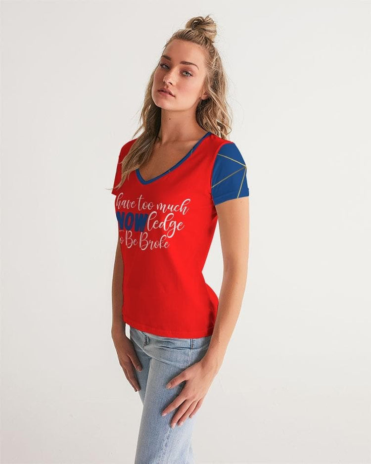 I Know Signature Women's V-Neck Tee