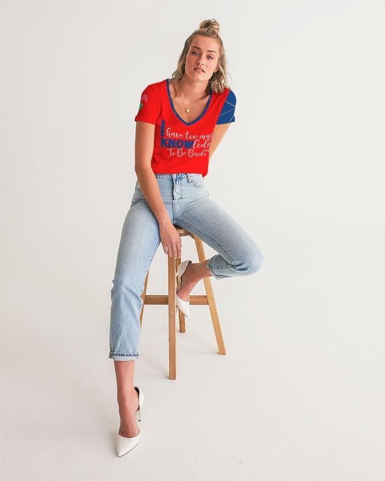 I Know Signature Women's V-Neck Tee