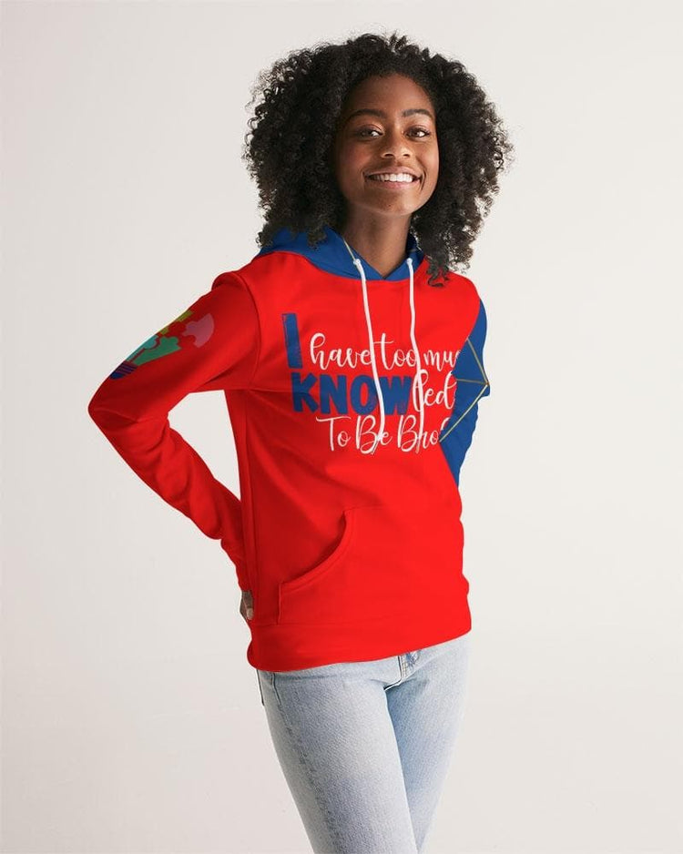 I Know Too Much To Be Broke Signature Women's Hoodie