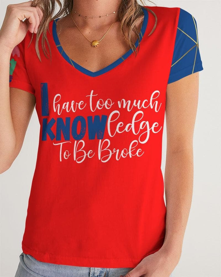 I Know Signature Women's V-Neck Tee