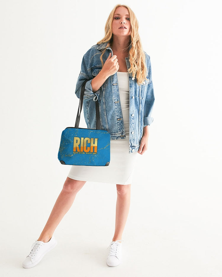 RICH Signature Leather Shoulder Bag