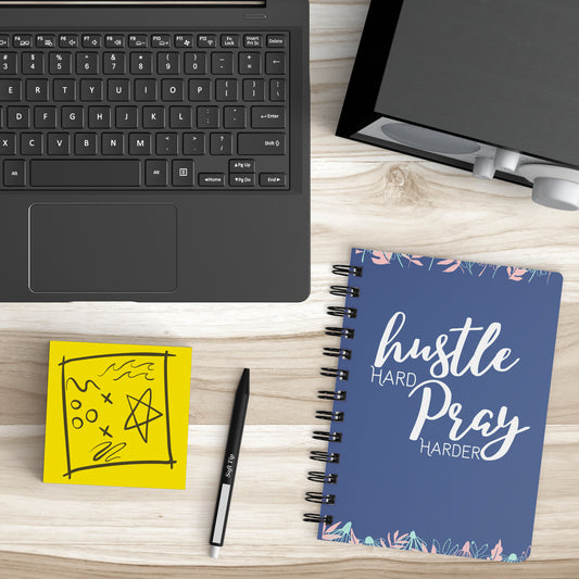 Hustle hard Pray Harder Notebook
